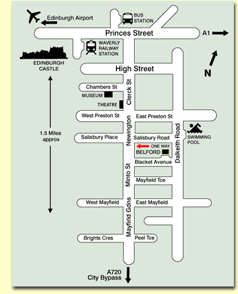 Map of Edinburgh